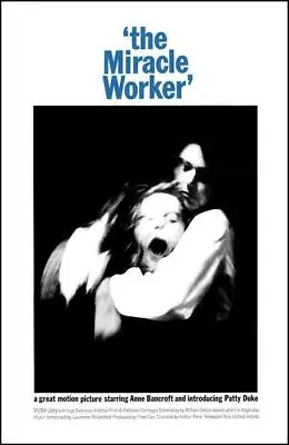 380039 1962 The Miracle Worker Movie WALL PRINT POSTER CA • $13.82