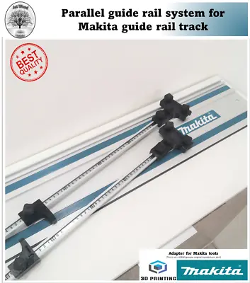 Makita Parallel Guide Rail System Circular Saw Track Set Aluminum Made In UK • £32.99