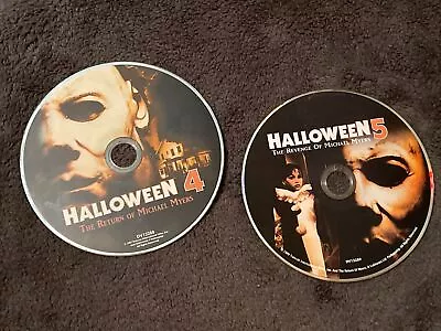 Halloween 4 The Return Of Michael Myers And Halloween 5 Revenge Of Michael Discs • $19.99