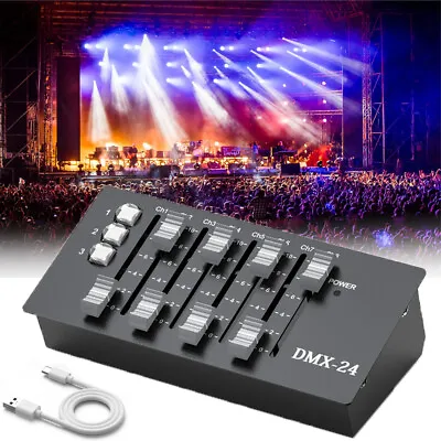 Mini 192 Channel DMX512 Controller Stage Lighting Console Party DJ Show &UK Plug • £21.29