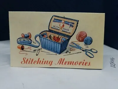 Vintage Stitching Memories Sewing Needle Book Super Fine Quality-full Of Needles • $9