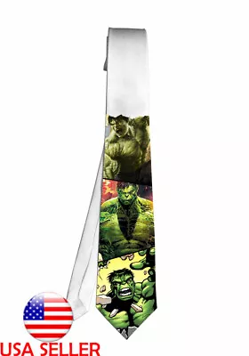 Hulk Marvel Avenger Movie Necktie Neck Tie Anime Manga Child Cosplay Gift • $17.60