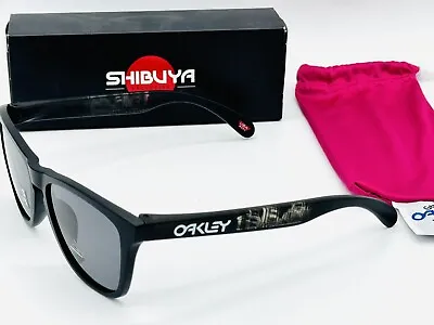 New Oakley Frogskins Shibuya Japan Release Sunglasses Black Laser Frame Limited  • $179.99