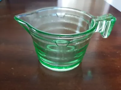 Uranium Glass Handy Andy Juice Extractor Measuring Cup • $29.07