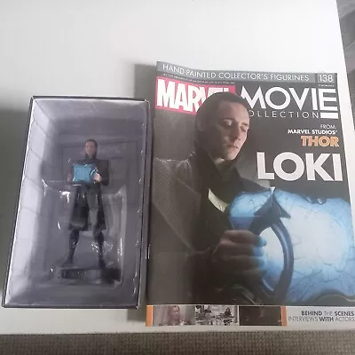 Marvel Movie Collection Loki #138 Figurine And Magazine Eaglemoss • £10