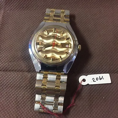 Mount Royal Wristwatch Men Classic MetalSilver/gold Tone Band No Battery.: • $60