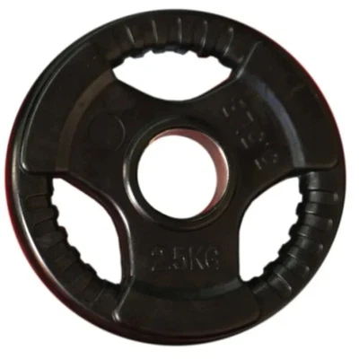 $9.95 • Buy 2.5kg Rubber Coated Olympic Weight Plates