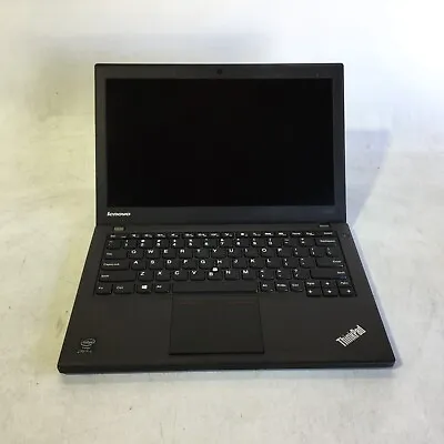 Lenovo Thinkpad X240 Laptop 12.5  I5-4300U 4GBRAM 128GBSSD MiniDP Win11 Black • $124