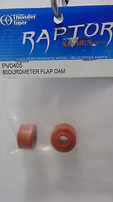 Thunder Tiger PV0405 Flap Dam (80 Durometer) For Raptor R30 NIB • $9.99