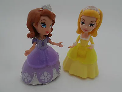 Disney Princess 3  Doll Sofia The First + Amber Party Bag Toy Cake Topper Sophia • £6.99