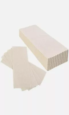 100 Pieces Muslin Epilating Strips Natural Durable Muslin Epilating Waxing Strip • $16.99