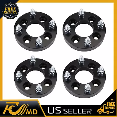 4pcs | 1  4x100 To 4x4.5 Wheel Adapters Spacers | 4 Lug 4x100 To 4x114.3 Black • $63.62