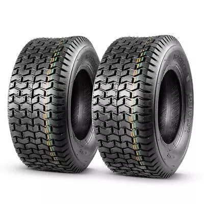MaxAuto 2 Pcs 16x6.50-8 Turf Tires For Lawn Tractor Lawn Mower Riding 4Ply Tu... • $97.28