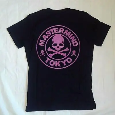 Mastermind Japan TOKYO RUNWAY Skull T-Shirt Tops Black Pink S Rare From Japan • £263.33