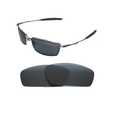 New Polarized Black Replacement Lens For Oakley Square Whisker Sunglasses • £22.99