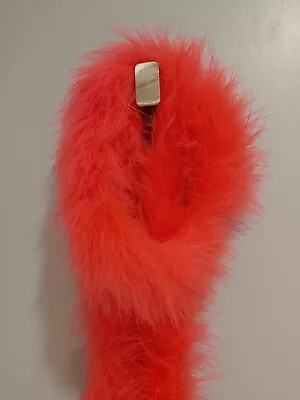 Bright Orangie-Red Heavyweight Marabou Feather Boa 72  (6ft) - NWOT • $9