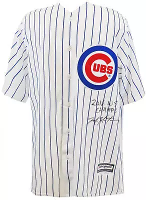 Mike Montgomery Signed Cubs Majestic Rep Baseball Jersey W/2016 Champs -(SS COA) • $162.06