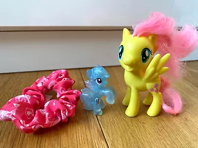 My Little Pony G4 Action Toy Figure Mixed Bundle - Fluttershy & Pink Scrunchie • £5