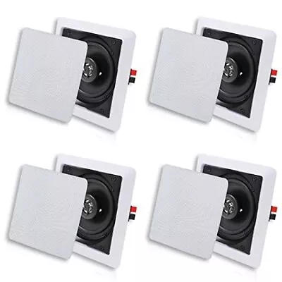  Bluetooth Ceiling Speakers 320W 5.25 Inch Flush Mount In Wall Speakers  • $195.62