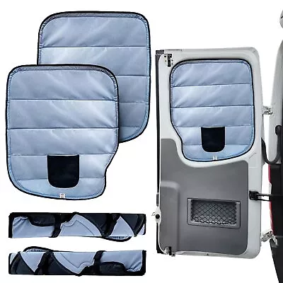 Living In A Bubble Insulated Blackout Rear Window Covers Mercedes Sprinter Pair • $97.99