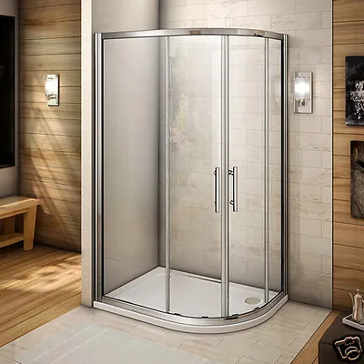 £135 • Buy Offset Quadrant Shower 900x760 Mm Enclosure Walk In Glass Corner Cubicle Door