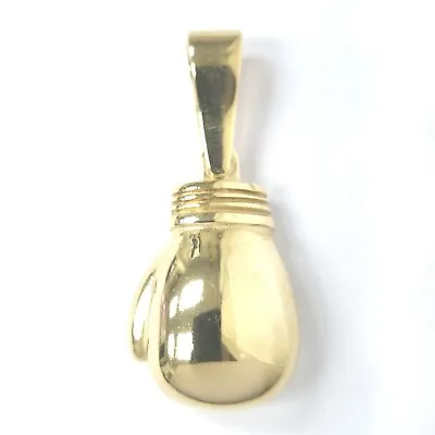 9ct Gold Boxing Glove Pendant Solid 30.2mm Long Hallmarked 25.5g • £1150