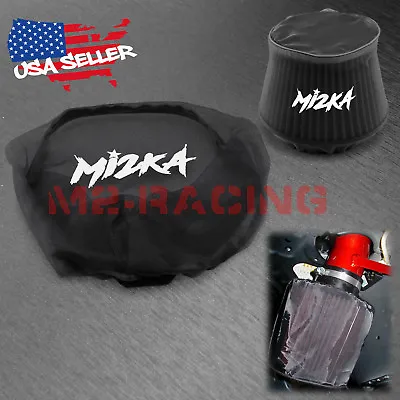 Black Engine Cold Air Intake Pre Filter Conical Cover Water Repellent Washable • $14.88