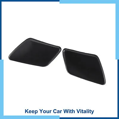 Pack (2) Front Bumper Headlight Washer Nozzle Cover Cap For Volvo S40 • $14.24
