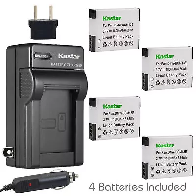 DMW-BCM13 Battery & AC Charger For Panasonic Lumix DMC-ZS30 ZS35 ZS40 ZS45 ZS50 • $17.99