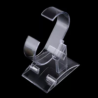 3Pcs Clear Acrylic Watch Display Holder Stand Rack Showcase Tool Transpar Rd • £5.80