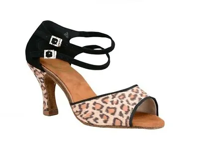 £26 • Buy Leopard Latin 'Debbie' Dance Shoe 2.2  Heel Uk Size 3 *Salsa*Ceroc*Ballroom*