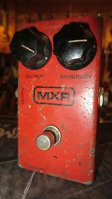 Vintage 1978 MXR Dyna Comp Guitar Effects Compressor Pedal Red Police Tones! • $249