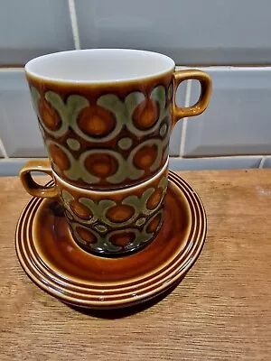 Hornsea Pottery Bronte Cup And Heirloom Saucer X 2 • £13