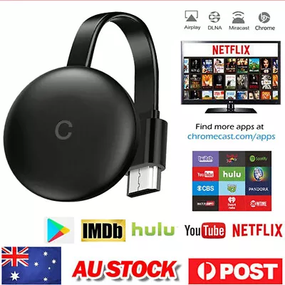 For Chromecast Google Wireless HDMI-Compatible HD Display Media Streaming Video • $19.99
