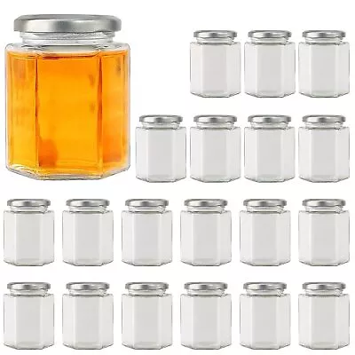 20 Pcs 10 Oz Glass Jars With Silver Lids Mason Jars For Gifts Crafts Weddi... • $30.05