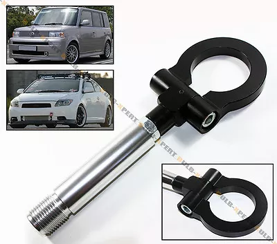 $36.40 • Buy BLACK JDM BILLET FOLDING RING SCREW ON BUMPER TOW HOOK FOR SCION XB TC XA XD IQ