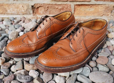 $119.99 • Buy Vtg Florsheim Imperial Brown V Cleat 5 Nail Leather Wingtip Dress Oxfords 7.5 C