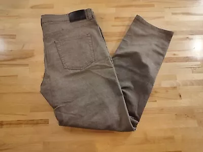 USED Mens English Laundry Stretch Straight Leg Stretch Waist Pants Brown 36Wx32L • $14.89