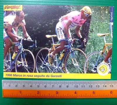 MARCO PANTANI 18 1998 Giro D'Italia Pampeago In Pink Followed By Garzelli - 2004 • £5.14