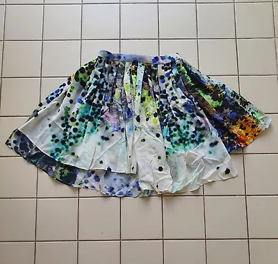 Manning Cartell Silk Digital Print Skirt • $30