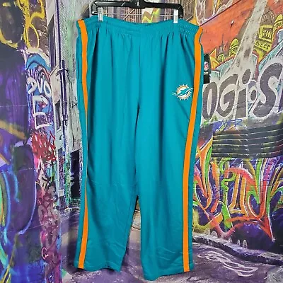 Miami Dolphins Mens Majestic Big & Tall Pants Size XXXLarge NWT (A4) • $38.95