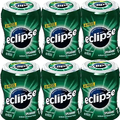 ECLIPSE Spearmint Sugarfree Gum (6 Count Pack) • $22.97