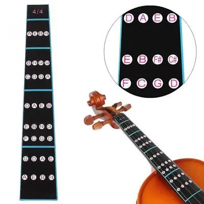 4/4 Violin Fingerboard Sticker Fretboard Indicator Note Label For Beginner • $5.52