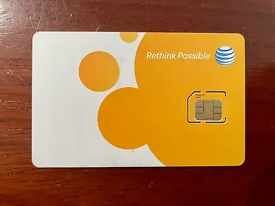 AT&T 4G Micro SIM Card 40954 77290 (BRAND NEW) • $2.74