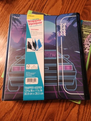 $7.99 • Buy Trapper Keeper Sports Car Binder And Folders