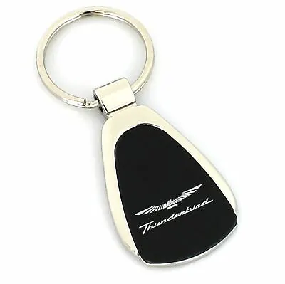 Ford Thunderbird Tear Drop Key Ring (Black) • $15.95