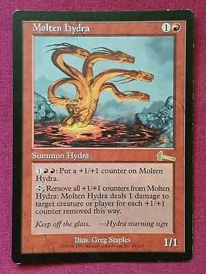 Magic The Gathering URZA'S LEGACY MOLTEN HYDRA Red Card MTG • $3.91