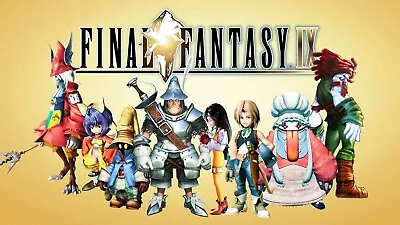 Final Fantasy IX 9 Playstation 1 PS1 PC PS4 Switch Xbox Game Art Print Poster • $18.95