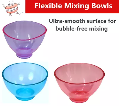 Dental Lab Flexible Rubber Impression Mixing Alginate Bowl - All Sizes / Colors  • $9.95