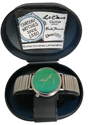 Paula Franchi Le Chat Chateau Sport Stainless Steel Strap Boxed Unisex • £29.88